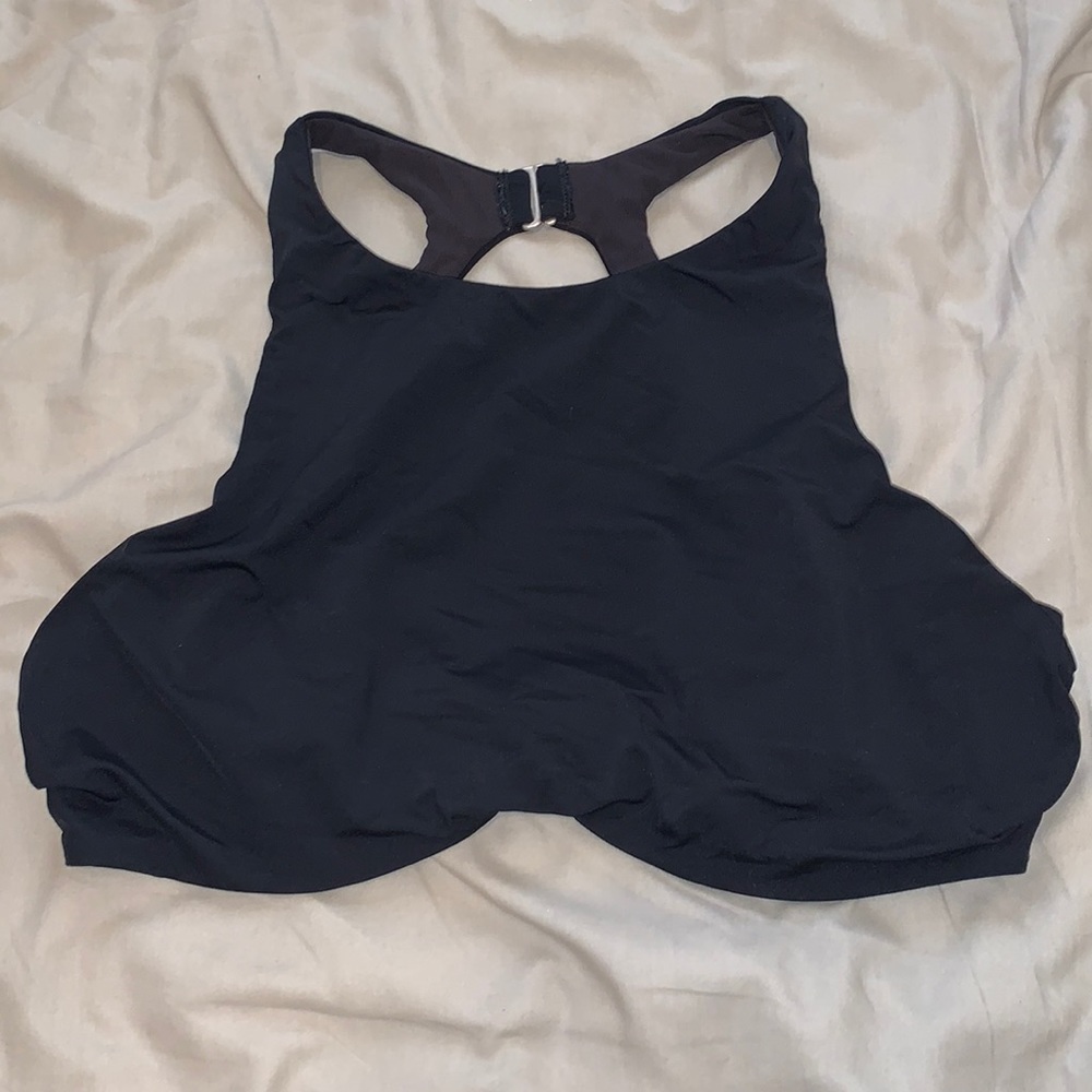 38D/DD Athleta black swim top